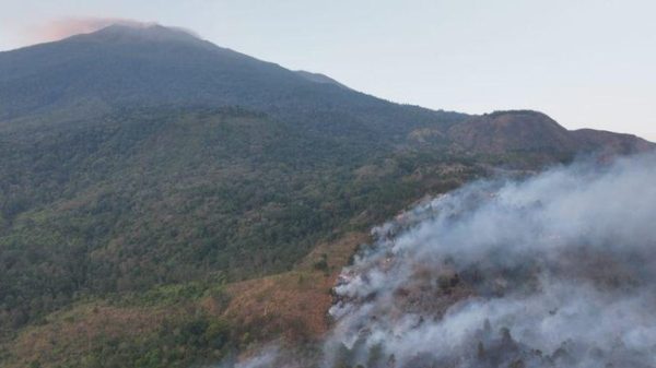 Kebakaran Gunung Ciremai Meluas, Pemkab Kuningan Koordinasikan Pemadaman Udara dengan Pemprov Jabar
