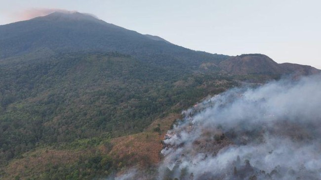Kebakaran Gunung Ciremai Meluas, Pemkab Kuningan Koordinasikan Pemadaman Udara dengan Pemprov Jabar