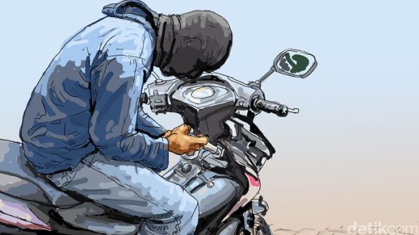 Polisi Bekuk Pencuri Motor di Bogor, Airsoft Gun hingga Tiga Kunci T Disita