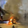 Mobil Terbakar di Dekat Halte TJ Kebon Nanas Cawang Saat Jam Pulang Kerja, Api Berhasil Dipadamkan