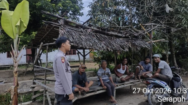 Polsek Padang Tualang Ajak Warga Hidupkan Kembali Satkamling untuk Cegah Kejahatan